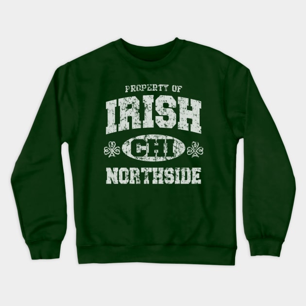 Retro Chicago Irish Northside Crewneck Sweatshirt by E